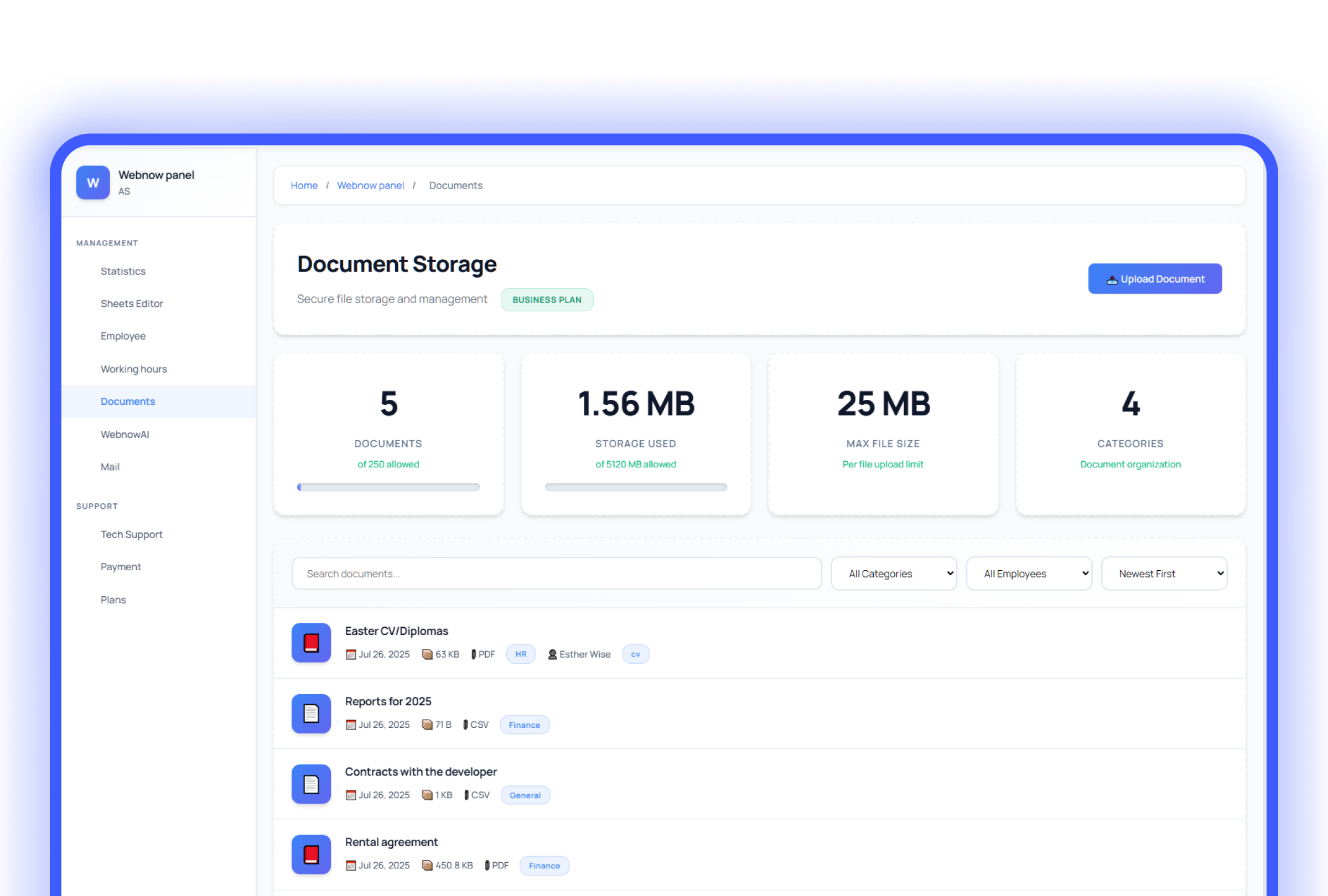 AI Assistant Interface
